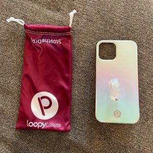 Loopy Case in Iridescent Pearl for iPhone 12/ 12 Pro